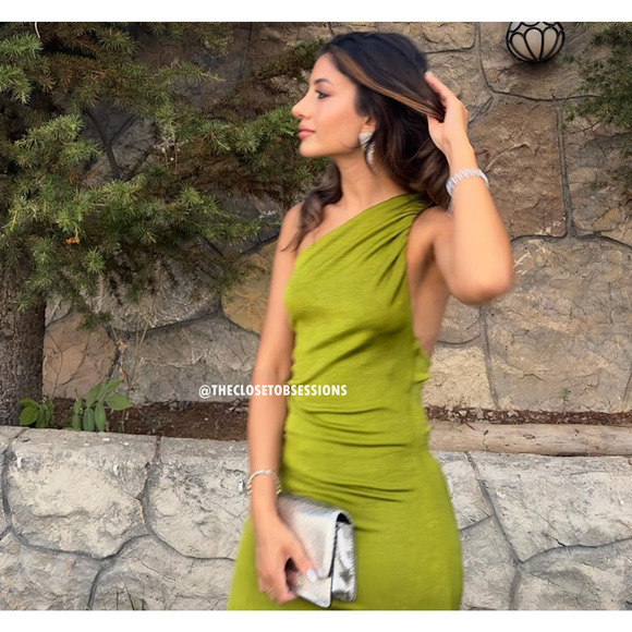 MANGO Twisted Strap Midi Dress NWT - Picture 9 of 16